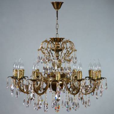 Люстра AMBIENTE by BRIZZI 8888/12 PB Tear drop ALICANTE