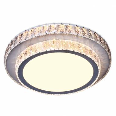 Светильник Ambrella Light F94 CH/CL 48W D490 Crystal
