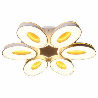 Люстра Ambrella Light FG1022/6+1 WH 144W+80W D1000 Granule