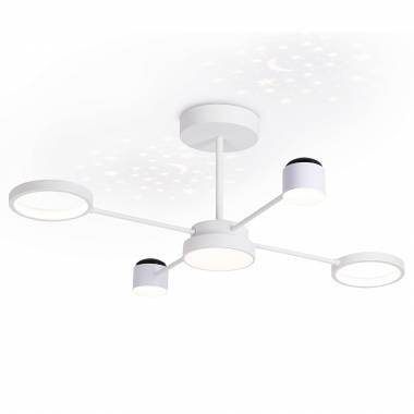 Люстра Ambrella Light FL51631/4+1 WH COMFORT
