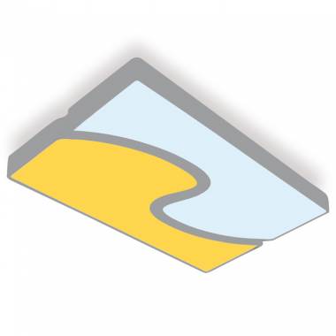 Светильник Ambrella Light FP2402 WH/BK 180W D680*415 Parus