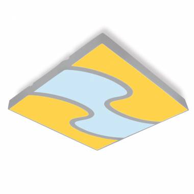 Светильник Ambrella Light FP2403 WH/BK 288W D680*680 Parus