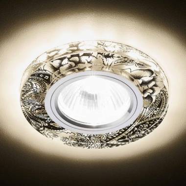 Точечный светильник Ambrella Light S223 W/CH/WA