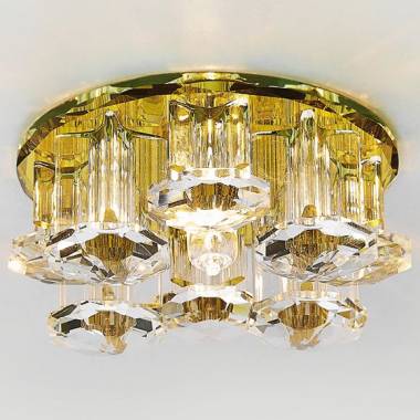 Точечный светильник Ambrella Light D1045 G/CL