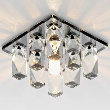 Точечный светильник Ambrella Light D1049 CH+BK CL