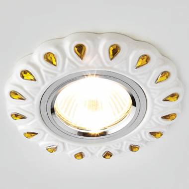 Точечный светильник Ambrella Light D5540 W/YL