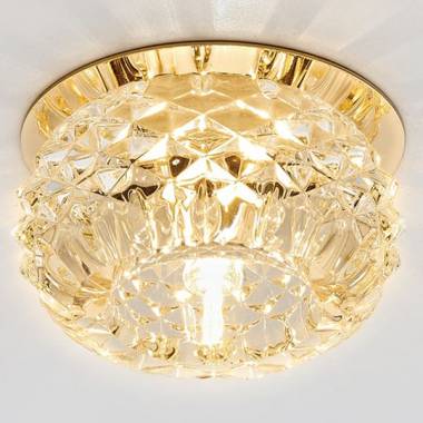 Точечный светильник Ambrella Light D7323 CL/G