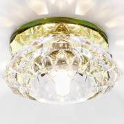 Точечный светильник Кристальный дизайн Ambrella Light D8068 GD CL