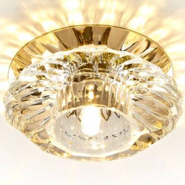 Точечный светильник Ambrella Light D8180 CL/G