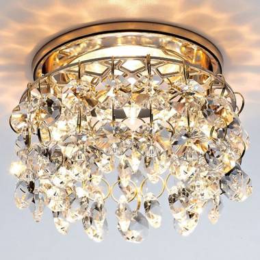 Точечный светильник Ambrella Light K3221 CL/G
