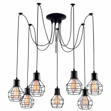 Светильник Arte Lamp (SPIDER) A1109SP-7BK