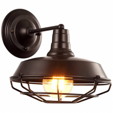 Бра Arte Lamp A9183AP-1BK Loft Bell