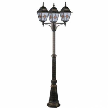 Фонарный столб Arte Lamp A1017PA-3BN Berlin