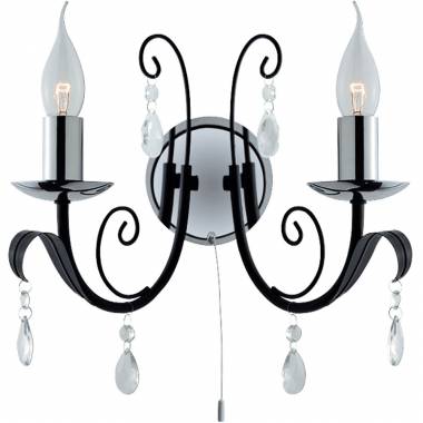 Бра Arte Lamp A1742AP-2BK Romana