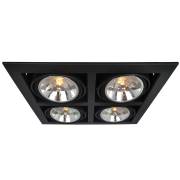 Точечный светильник CARDANI Arte Lamp A5935PL-4BK