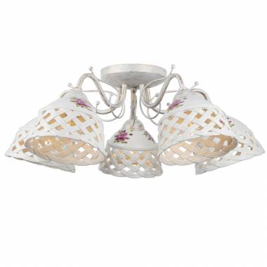 Люстра Arte Lamp A6616PL-5WG WICKER