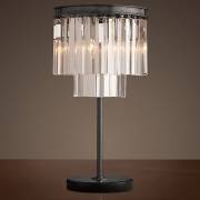 Настольная лампа 1920s Odeon Glass Fringe Chandelier BLS 30015