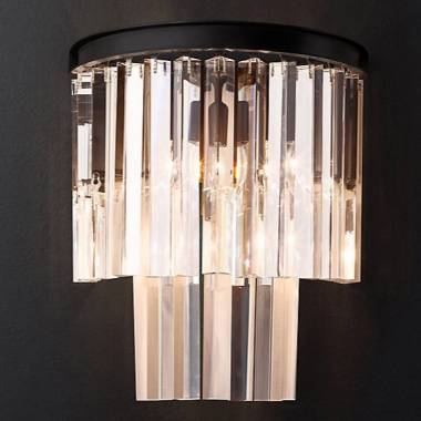 Бра BLS(1920s Odeon Glass Fringe Chandelier) 31214