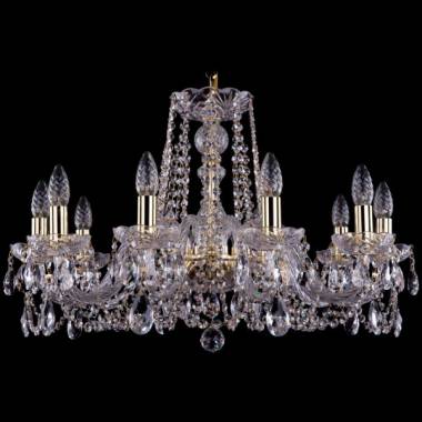 Хрустальная люстра Bohemia Ivele Crystal 1402/10/240/G