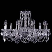 Люстра Серия 1402 Bohemia Ivele Crystal 1402/10/240/Ni/Leafs