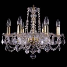Люстра Серия 1402 Bohemia Ivele Crystal 1402/6/160/G/Leafs