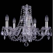 Люстра Серия 1406 Bohemia Ivele Crystal 1406/5/160/Ni/Leafs