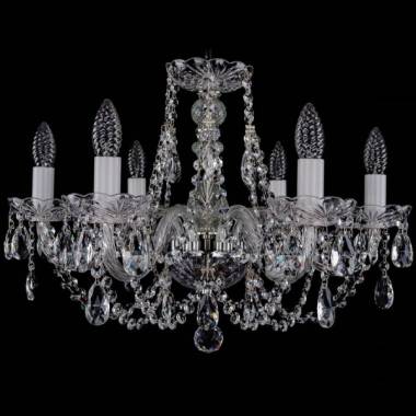 Хрустальная люстра Bohemia Ivele Crystal 1406/6/195/Ni