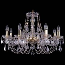 Люстра Серия 1406 Bohemia Ivele Crystal 1406/8/240/G/Leafs