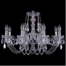 Люстра Серия 1406 Bohemia Ivele Crystal 1406/8/240/Ni/Leafs
