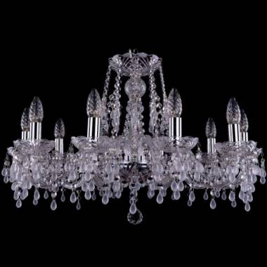 Хрустальная люстра Bohemia Ivele Crystal 1410/10/240/Ni/V0300