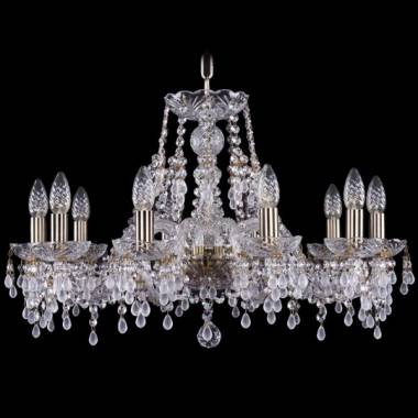 Хрустальная люстра Bohemia Ivele Crystal 1410/10/240/Pa/V0300