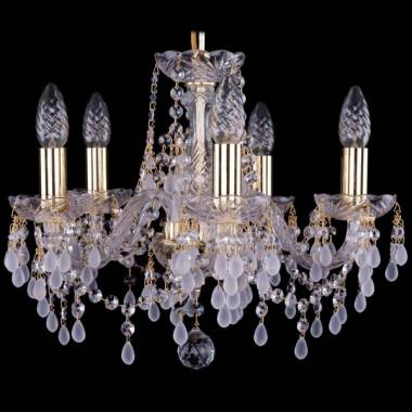 Хрустальная люстра Bohemia Ivele Crystal 1410/5/141/G/V0300