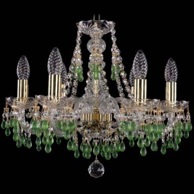 Хрустальная люстра Bohemia Ivele Crystal 1410/6/160/G/V5001