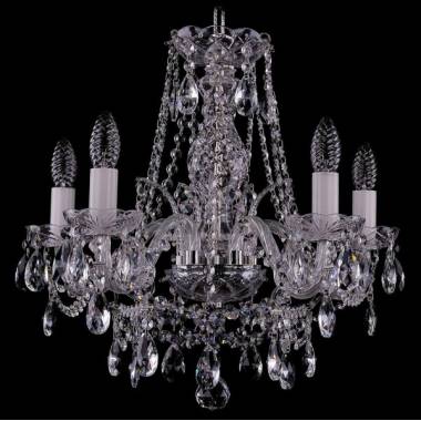 Хрустальная люстра Bohemia Ivele Crystal 1411/5/160/Ni