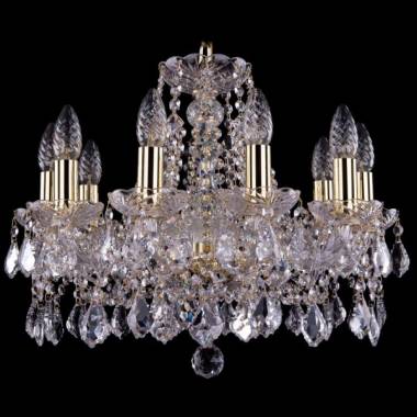Хрустальная люстра Bohemia Ivele Crystal 1413/10/165/G/Leafs