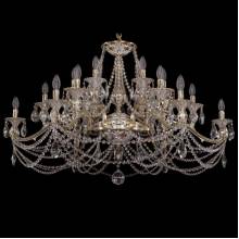 Люстра Серия 1709 Bohemia Ivele Crystal 1709/18/410/C/GW