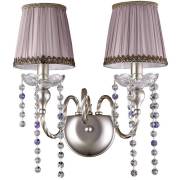 Бра ALEGRIA Crystal lux ALEGRIA AP2 SILVER-BROWN