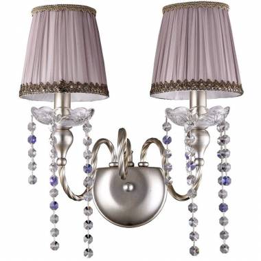 Бра Crystal Lux ALEGRIA AP2 SILVER-BROWN ALEGRIA