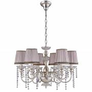 Люстра ALEGRIA Crystal lux ALEGRIA SP6 SILVER-BROWN