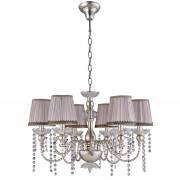 Люстра ALEGRIA Crystal lux ALEGRIA SP6 SILVER-BROWN