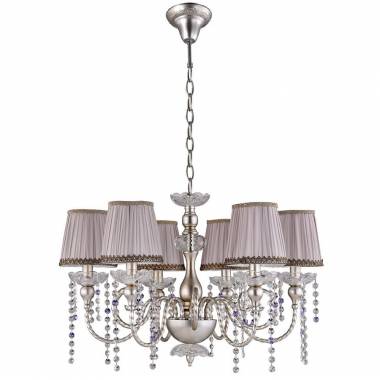 Люстра Crystal Lux ALEGRIA SP6 SILVER-BROWN ALEGRIA