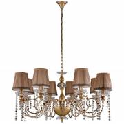 Люстра ALEGRIA Crystal lux ALEGRIA SP8 GOLD-BROWN