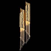 Бра CREDO Crystal lux CREDO AP2 GOLD