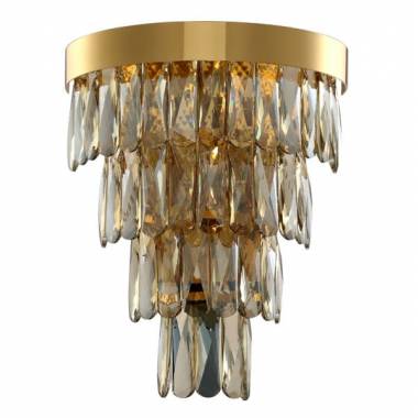 Бра Crystal lux ABIGAIL AP3 GOLD/AMBER