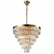 Люстра ABIGAIL Crystal lux ABIGAIL SP-PL15 D620 GOLD/TRANSPARENT