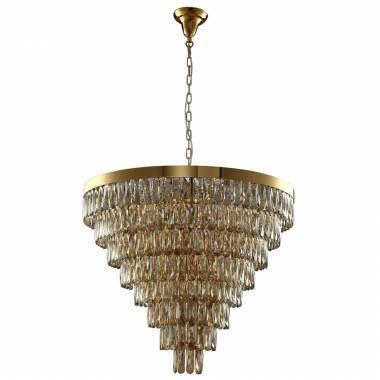 Люстра Crystal lux ABIGAIL SP22 D820 GOLD/AMBER