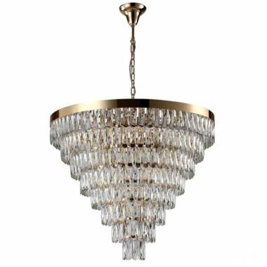 Люстра Crystal lux(ABIGAIL) ABIGAIL SP22 D820 GOLD/TRANSPARENT
