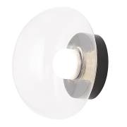 Бра BOSQUE Crystal lux BOSQUE AP1 BLACK/TRANSPARENT