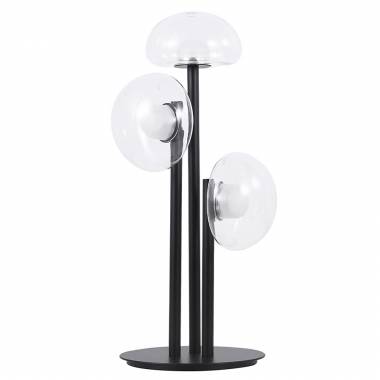 Настольная лампа Crystal lux(BOSQUE) BOSQUE LG3 BLACK/TRANSPARENT