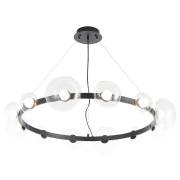 Светильник BOSQUE Crystal lux BOSQUE SP12 BLACK/TRANSPARENT